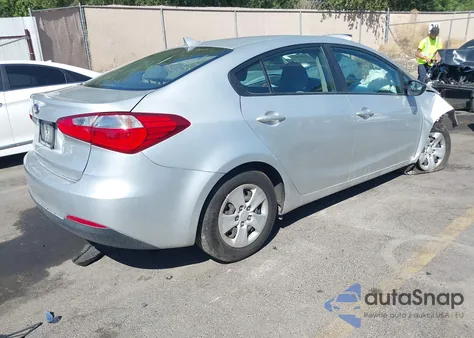 2016 Kia Forte Lx из США, поврежденный, VIN KNAFK4A63G5615344